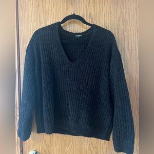 Express V Neck Knit Sweater
